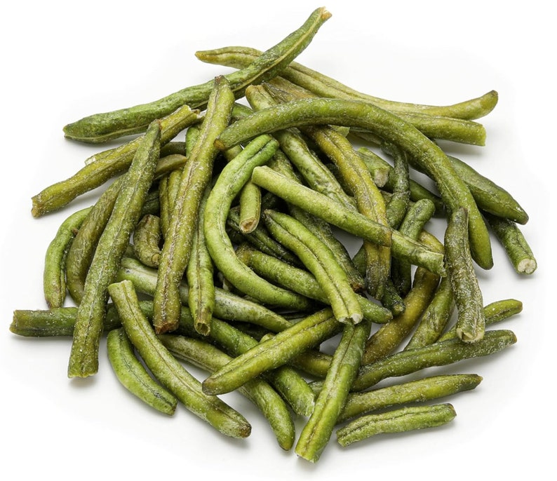 Freeze dried green beans