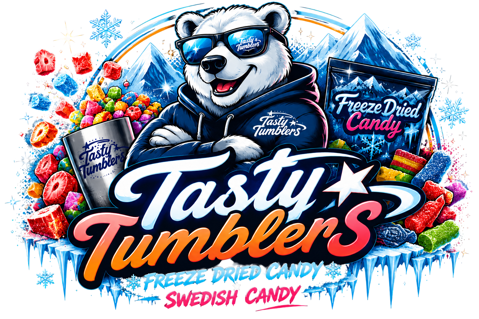 Tasty Tumblers - Freeze Dried Candy & Swedish Candy