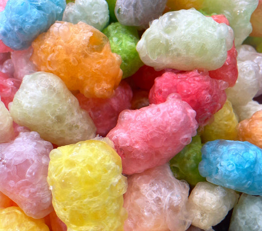 Freeze dried gummy bears