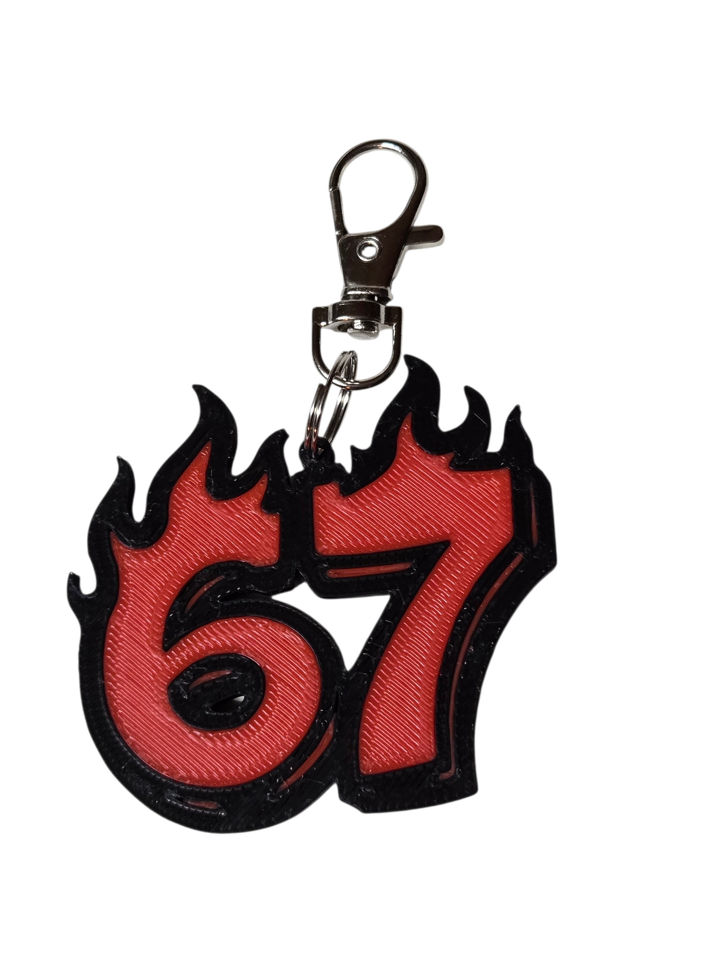 3D PRINTED KEYCHAIN RED