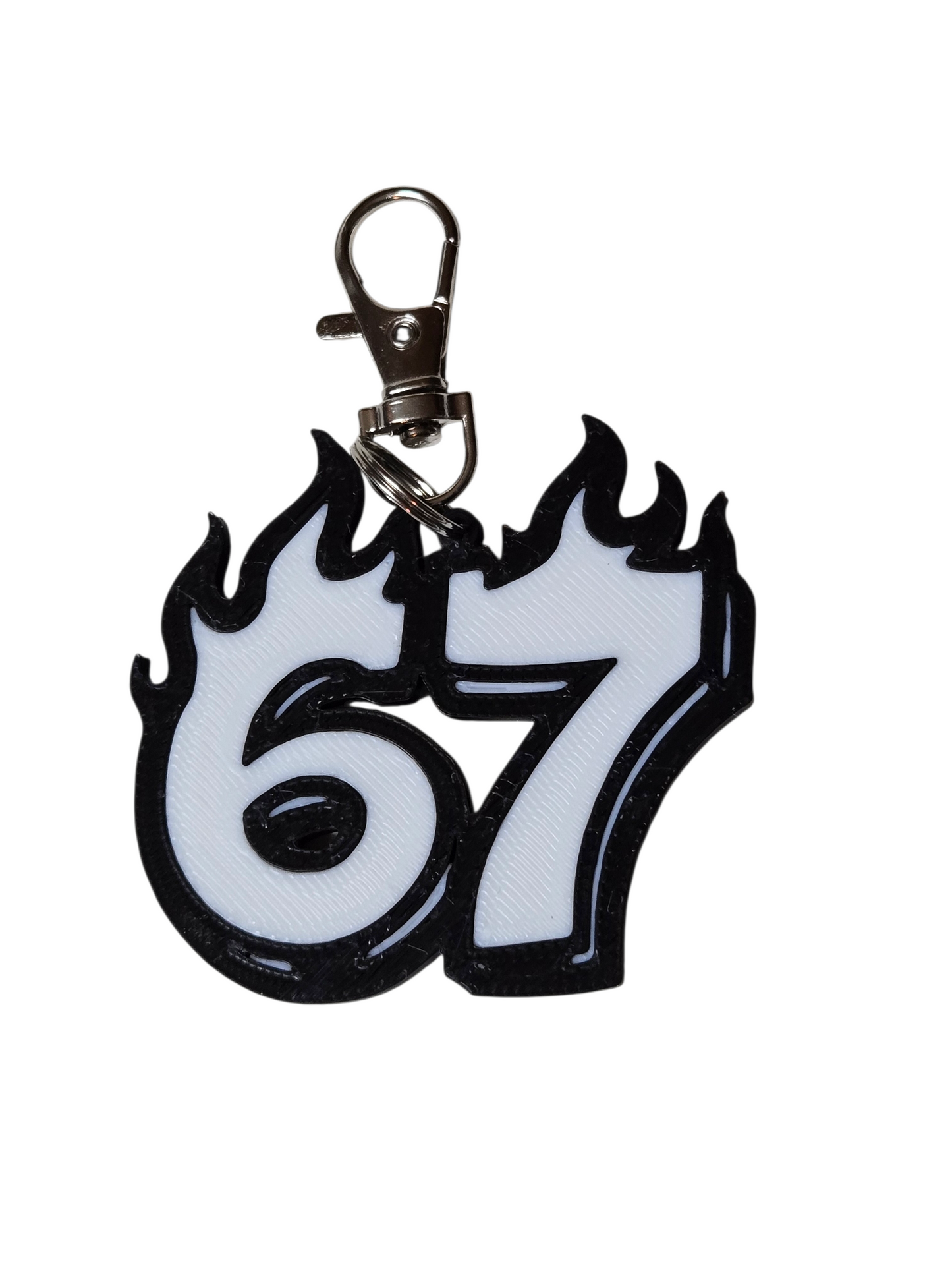 3D PRINTED KEYCHAIN WHITE